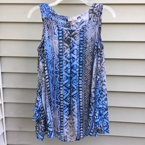 ROZ & ALI tank blouse size SMALL